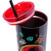 Silver Buffalo The Powerpuff Girls Featuring Bubbles, Blossom, Buttercup, and The Talking Dog Double Walled Stainless Steel Tumbler with Straw, 22 Ounces(Jurassic Park)