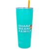 Silver Buffalo The Powerpuff Girls Featuring Bubbles, Blossom, Buttercup, and The Talking Dog Double Walled Stainless Steel Tumbler with Straw, 22 Ounces(Lilo and Stitch)