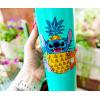 Silver Buffalo The Powerpuff Girls Featuring Bubbles, Blossom, Buttercup, and The Talking Dog Double Walled Stainless Steel Tumbler with Straw, 22 Ounces(Lilo and Stitch)