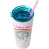 Silver Buffalo The Powerpuff Girls Featuring Bubbles, Blossom, Buttercup, and The Talking Dog Double Walled Stainless Steel Tumbler with Straw, 22 Ounces(My Little Pony)