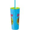 Silver Buffalo The Powerpuff Girls Featuring Bubbles, Blossom, Buttercup, and The Talking Dog Double Walled Stainless Steel Tumbler with Straw, 22 Ounces(Scooby Doo Scared Shaggy)