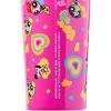 Silver Buffalo The Powerpuff Girls Featuring Bubbles, Blossom, Buttercup, and The Talking Dog Double Walled Stainless Steel Tumbler with Straw, 22 Ounces(The Powerpuff Girls)