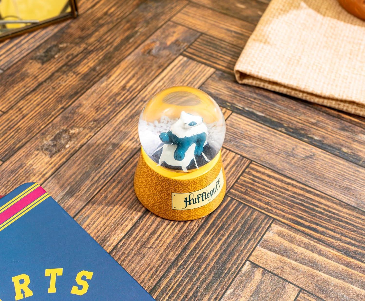 image:imageSilver Buffalo Harry Potter Mini Light Up Snow GlobeHufflepuff Badger38 Inches Tall 45mm SmallHarry Potter Hufflepuff Badger