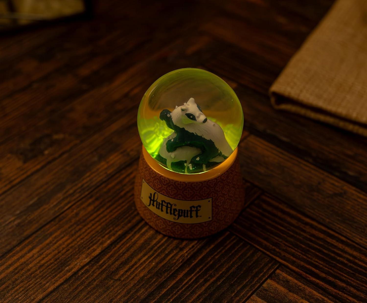 image:imageSilver Buffalo Harry Potter Mini Light Up Snow GlobeHufflepuff Badger38 Inches Tall 45mm SmallHarry Potter Hufflepuff Badger