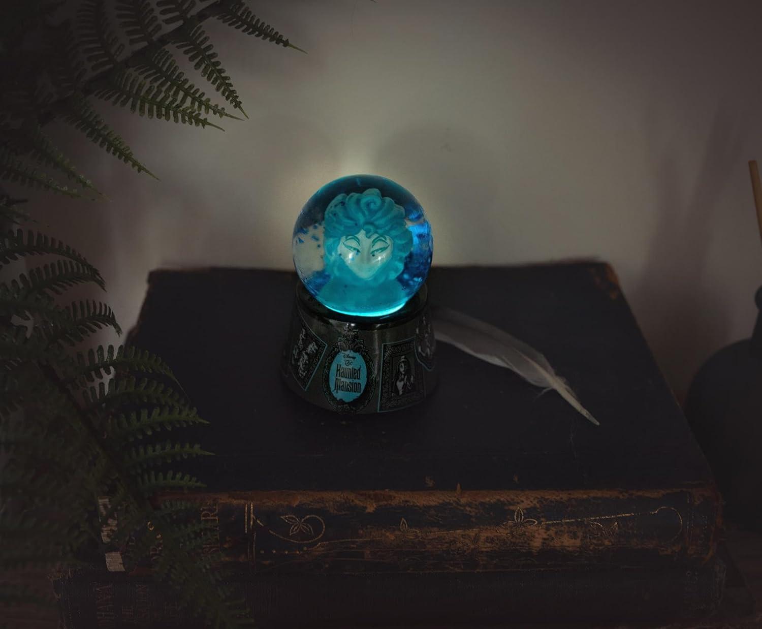 image:imageSilver Buffalo Harry Potter Mini Light Up Snow GlobeHufflepuff Badger38 Inches Tall 45mm SmallHaunted Mansion Madame Leota