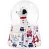 Silver Buffalo Harry Potter Mini Light Up Snow Globe│Hufflepuff Badger│3.8 Inches Tall, 45mm (Small)(101 Dalmatians)