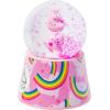 Silver Buffalo Harry Potter Mini Light Up Snow Globe│Hufflepuff Badger│3.8 Inches Tall, 45mm (Small)(Care Bears: Cheer Bear)