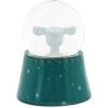 Silver Buffalo Harry Potter Mini Light Up Snow Globe│Hufflepuff Badger│3.8 Inches Tall, 45mm (Small)(Christmas Vacation)