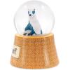 Silver Buffalo Harry Potter Mini Light Up Snow Globe│Hufflepuff Badger│3.8 Inches Tall, 45mm (Small)(Harry Potter: Hufflepuff Badger)