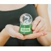 Silver Buffalo Harry Potter Mini Light Up Snow Globe│Hufflepuff Badger│3.8 Inches Tall, 45mm (Small)(Harry Potter: Slytherin Snake)