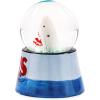 Silver Buffalo Harry Potter Mini Light Up Snow Globe│Hufflepuff Badger│3.8 Inches Tall, 45mm (Small)(Jaws)