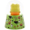 Silver Buffalo Harry Potter Mini Light Up Snow Globe│Hufflepuff Badger│3.8 Inches Tall, 45mm (Small)(Keroppi: Halloween)