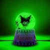 Silver Buffalo Harry Potter Mini Light Up Snow Globe│Hufflepuff Badger│3.8 Inches Tall, 45mm (Small)(Kuromi)