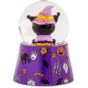 Silver Buffalo Harry Potter Mini Light Up Snow Globe│Hufflepuff Badger│3.8 Inches Tall, 45mm (Small)(Kuromi: Halloween)