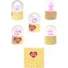 Silver Buffalo Harry Potter Mini Light Up Snow Globe│Hufflepuff Badger│3.8 Inches Tall, 45mm (Small)(Care Bears: Funshine Bear)
