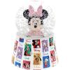 Silver Buffalo Harry Potter Mini Light Up Snow Globe│Hufflepuff Badger│3.8 Inches Tall, 45mm (Small)(Minnie Mouse)