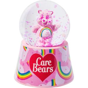 Silver Buffalo Harry Potter Mini Light Up Snow Globe│Hufflepuff Badger│3.8 Inches Tall, 45mm (Small)(Care Bears: Cheer Bear)