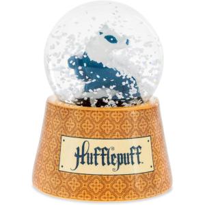Silver Buffalo Harry Potter Mini Light Up Snow Globe│Hufflepuff Badger│3.8 Inches Tall, 45mm (Small)(Harry Potter: Hufflepuff Badger)