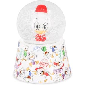 Silver Buffalo Harry Potter Mini Light Up Snow Globe│Hufflepuff Badger│3.8 Inches Tall, 45mm (Small)(Huey Duck)