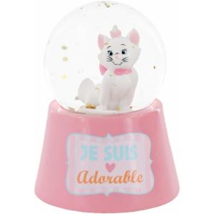 Silver Buffalo Harry Potter Mini Light Up Snow Globe│Hufflepuff Badger│3.8 Inches Tall, 45mm (Small)(The Aristocats: Marie Je Suis Adorable)