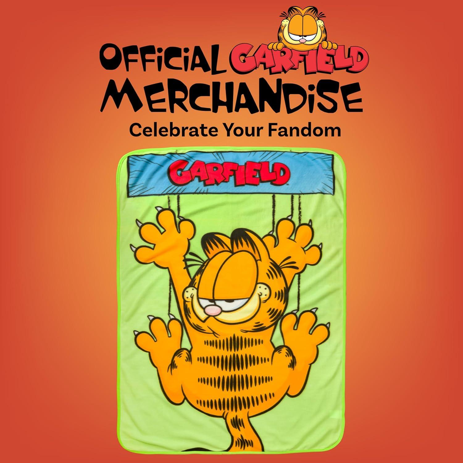 image:imageSilver Buffalo Peanuts Snoopy amp Woodstock 45 x 60 Inch Fleece Throw BlanketGarfield Hanging on
