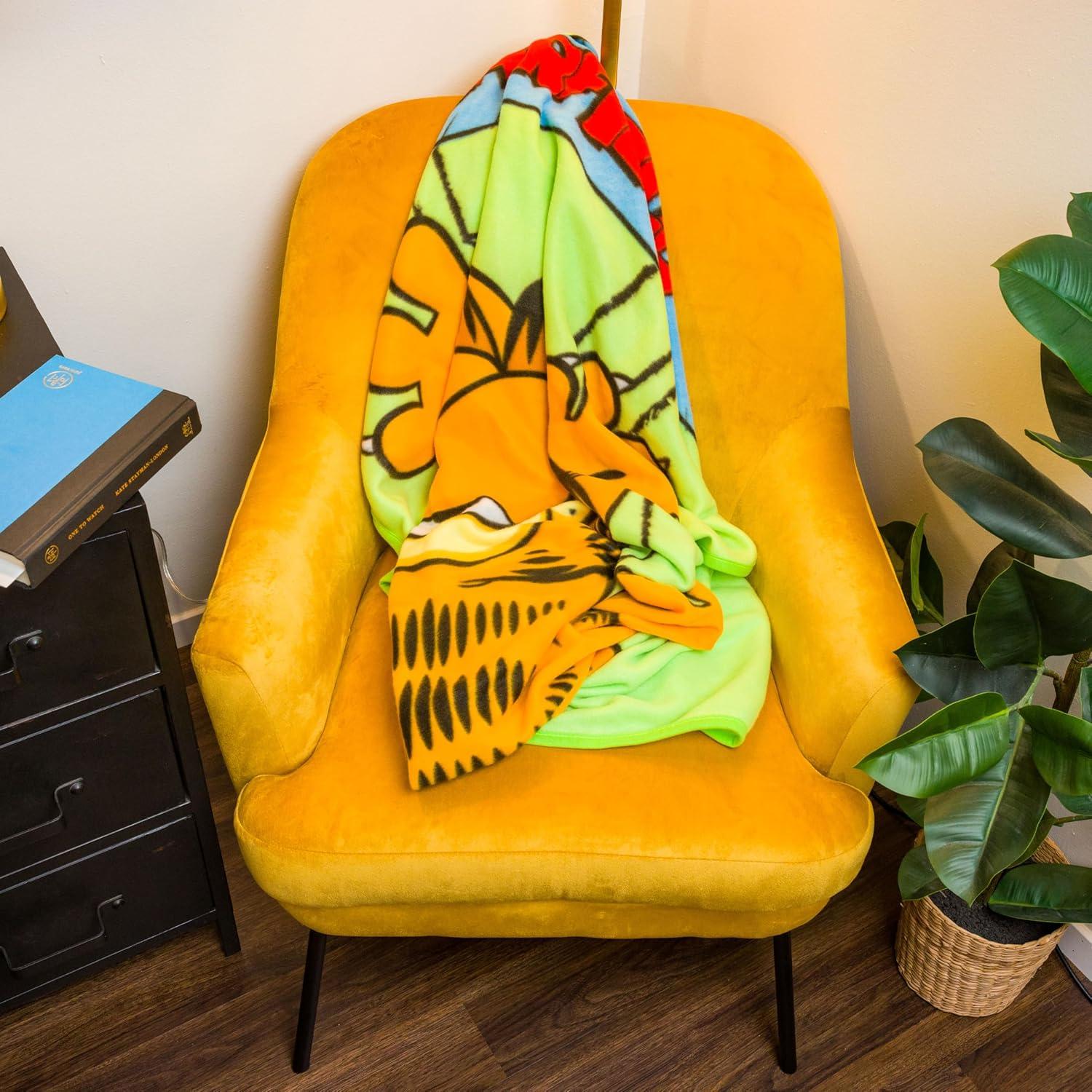 image:imageSilver Buffalo Peanuts Snoopy amp Woodstock 45 x 60 Inch Fleece Throw BlanketGarfield Hanging on