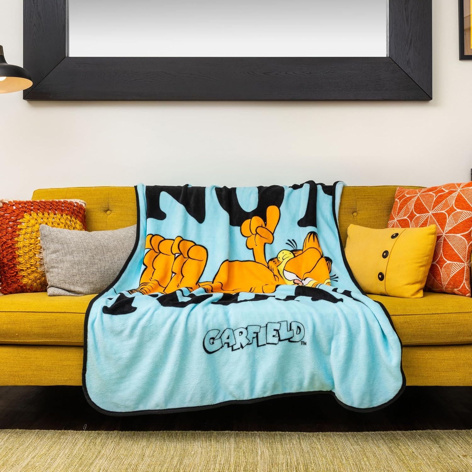 image:imageSilver Buffalo Peanuts Snoopy amp Woodstock 45 x 60 Inch Fleece Throw BlanketGarfield Not Today