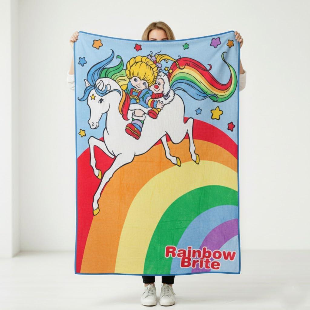 image:imageSilver Buffalo Peanuts Snoopy amp Woodstock 45 x 60 Inch Fleece Throw BlanketRainbow Brite Starlite and Twink