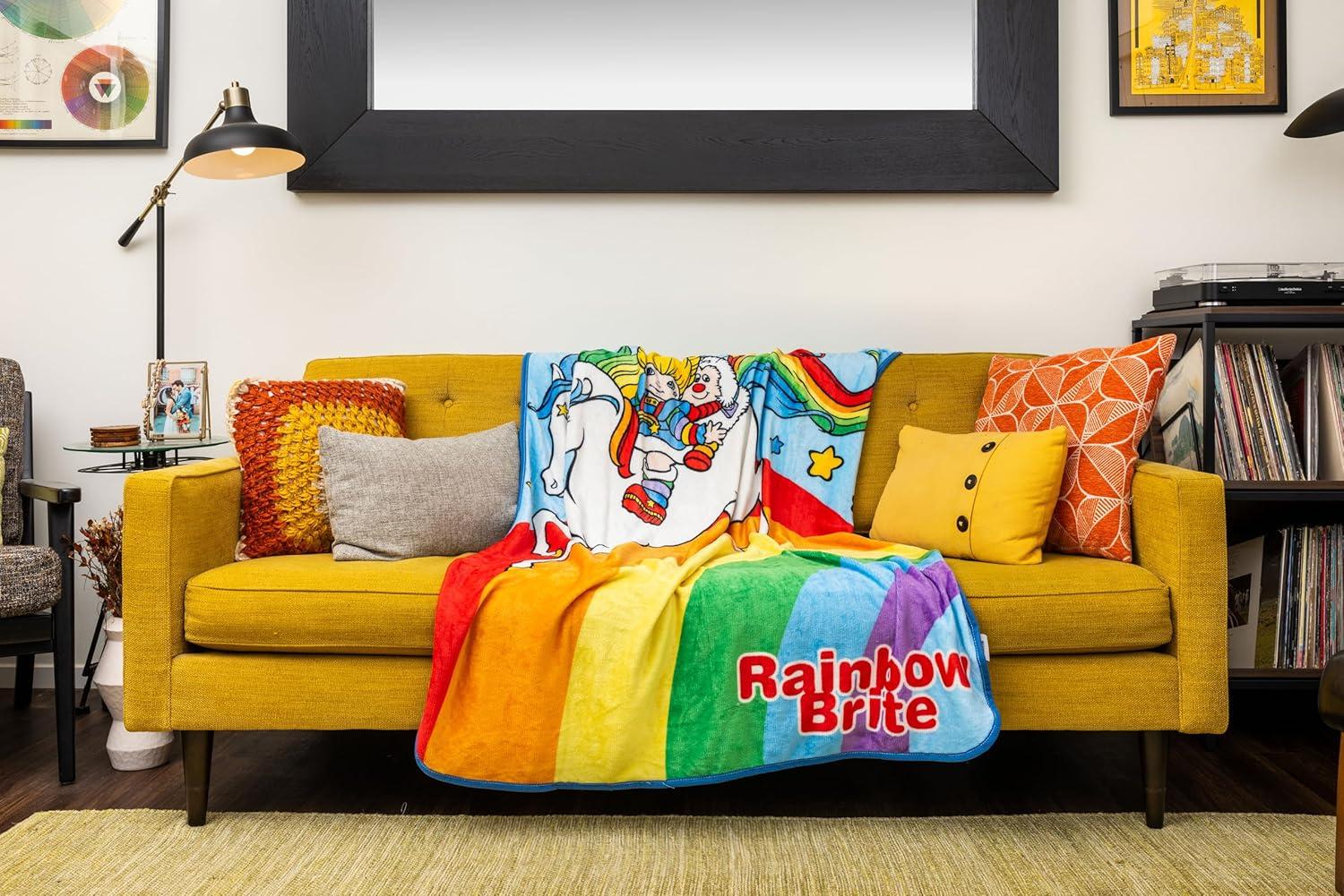 image:imageSilver Buffalo Peanuts Snoopy amp Woodstock 45 x 60 Inch Fleece Throw BlanketRainbow Brite Starlite and Twink