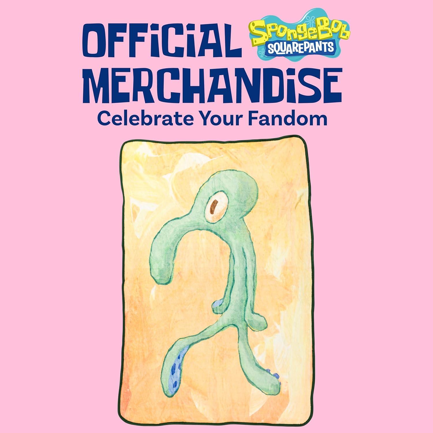 image:imageSilver Buffalo Peanuts Snoopy amp Woodstock 45 x 60 Inch Fleece Throw BlanketSpongebob Squarepants Squidward Artwork