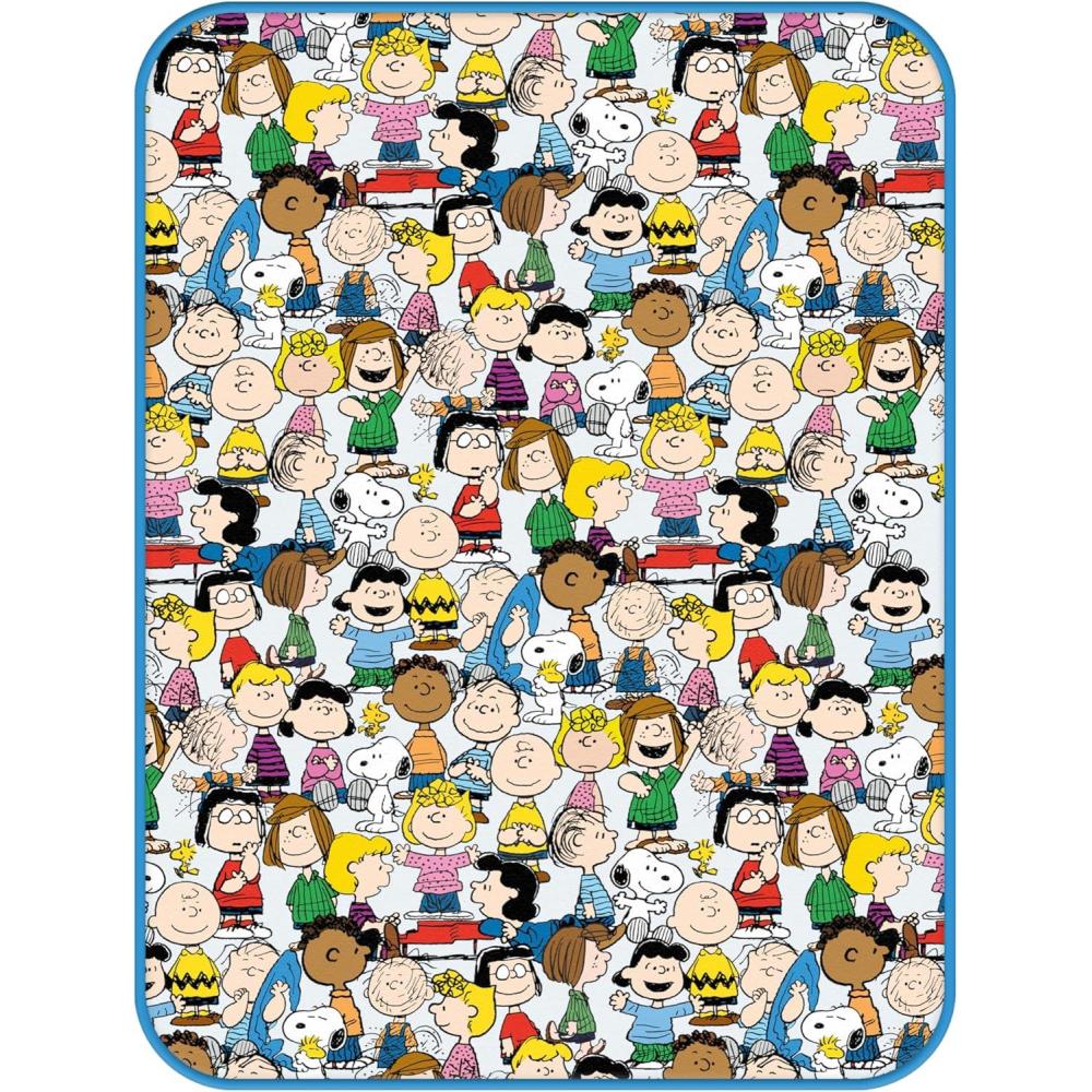 image:imageSilver Buffalo Peanuts Snoopy amp Woodstock 45 x 60 Inch Fleece Throw BlanketPeanuts Gang