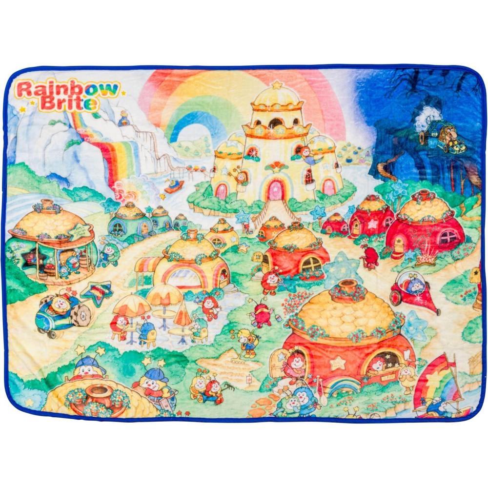 image:imageSilver Buffalo Peanuts Snoopy amp Woodstock 45 x 60 Inch Fleece Throw BlanketRainbow Brite Rainbowland