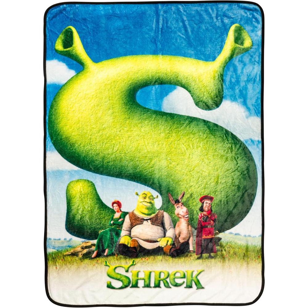 image:imageSilver Buffalo Peanuts Snoopy amp Woodstock 45 x 60 Inch Fleece Throw BlanketShrek Movie Poster