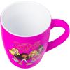 Silver Buffalo Peanuts Snoopy Paw Print Trail Soft to Touch Jumbo Ceramic Mug, 25 Ounces(Pink/Multi)