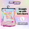Silver Buffalo Peanuts Snoopy & Woodstock 45 x 60 Inch Fleece Throw Blanket(Care Bears Rainbow)