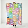 Silver Buffalo Peanuts Snoopy & Woodstock 45 x 60 Inch Fleece Throw Blanket(Care Bears X)