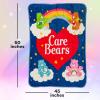 Silver Buffalo Peanuts Snoopy & Woodstock 45 x 60 Inch Fleece Throw Blanket(Care Bears and Heart Logo)