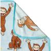 Silver Buffalo Peanuts Snoopy & Woodstock 45 x 60 Inch Fleece Throw Blanket(Curious George Bananas)