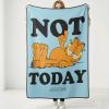 Silver Buffalo Peanuts Snoopy & Woodstock 45 x 60 Inch Fleece Throw Blanket(Garfield Not Today)
