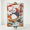 Silver Buffalo Peanuts Snoopy & Woodstock 45 x 60 Inch Fleece Throw Blanket(Kung Fu Panda)