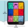 Silver Buffalo Peanuts Snoopy & Woodstock 45 x 60 Inch Fleece Throw Blanket(Peanuts Character Grid)