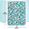 Silver Buffalo Peanuts Snoopy & Woodstock 45 x 60 Inch Fleece Throw Blanket(Peanuts Snoopy Multi Pose Expression)