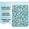 Silver Buffalo Peanuts Snoopy & Woodstock 45 x 60 Inch Fleece Throw Blanket(Peanuts Snoopy Multi Pose Expression)
