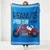 Silver Buffalo Peanuts Snoopy & Woodstock 45 x 60 Inch Fleece Throw Blanket(Peanuts Speed Club)