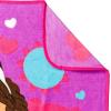 Silver Buffalo Peanuts Snoopy & Woodstock 45 x 60 Inch Fleece Throw Blanket(Pink)