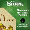 Silver Buffalo Peanuts Snoopy & Woodstock 45 x 60 Inch Fleece Throw Blanket(Shrek Wanted Orgres Sign)