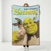 Silver Buffalo Peanuts Snoopy & Woodstock 45 x 60 Inch Fleece Throw Blanket(Shrek and Donkey Hugging)