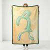 Silver Buffalo Peanuts Snoopy & Woodstock 45 x 60 Inch Fleece Throw Blanket(Spongebob Squarepants Squidward Artwork)