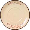 Silver Buffalo Peanuts Snoopy’s Bakery and Cafe Cookie Pattern Oversized Ceramic Teacup and Saucer Set, 22 Ounces(Multicolor)