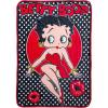 Silver Buffalo Peanuts Snoopy & Woodstock 45 x 60 Inch Fleece Throw Blanket(Betty Boop)